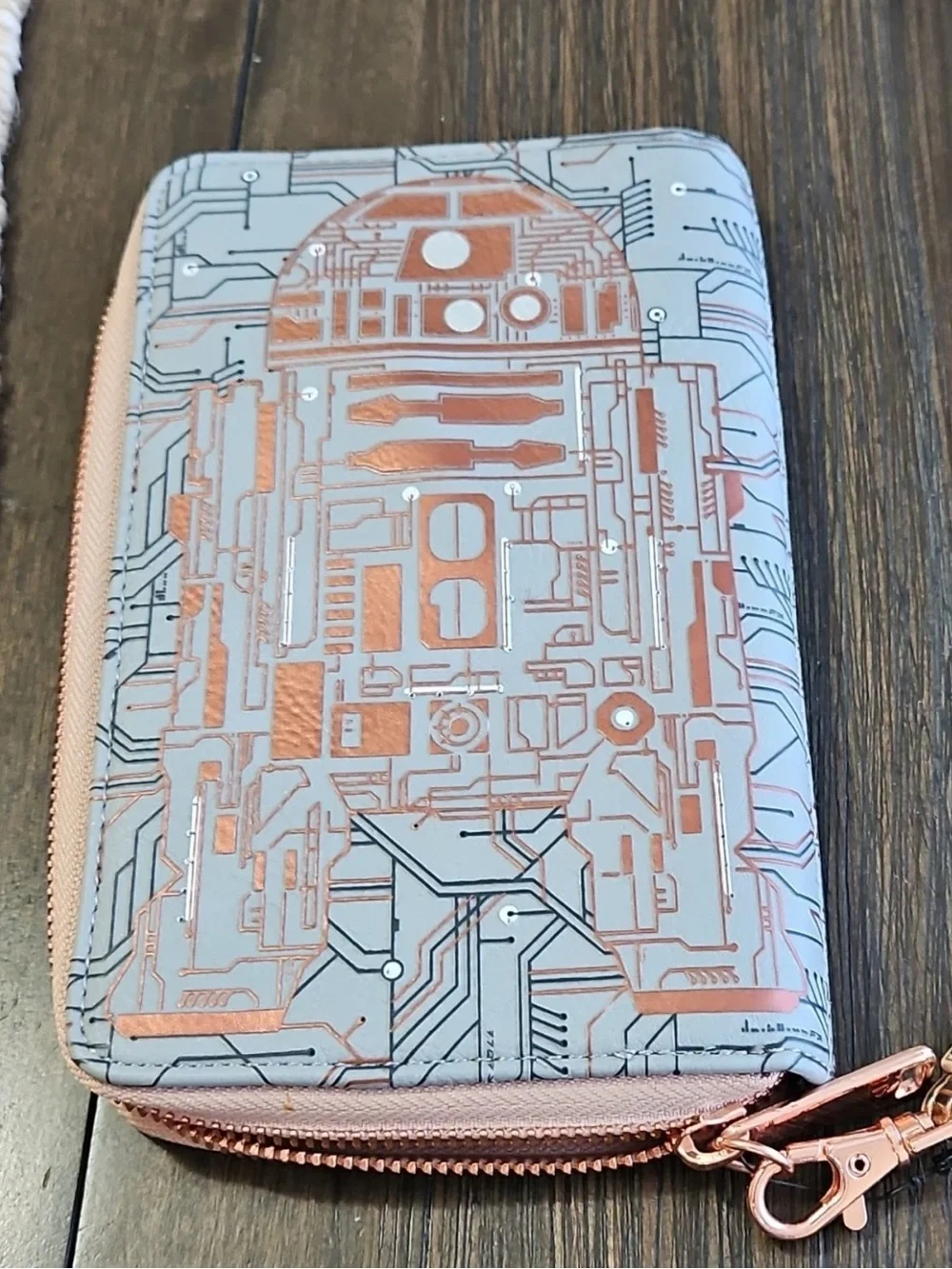 Star Wars light up droid wallet from Galaxy Edge